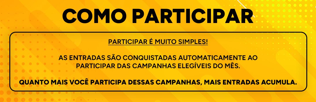 Sorteio VIP do Mês